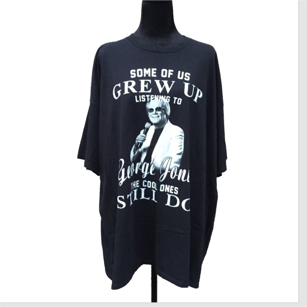 GEORGE JONES BLACK TEE